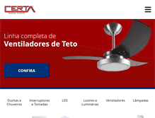 Tablet Screenshot of certaonline.com.br